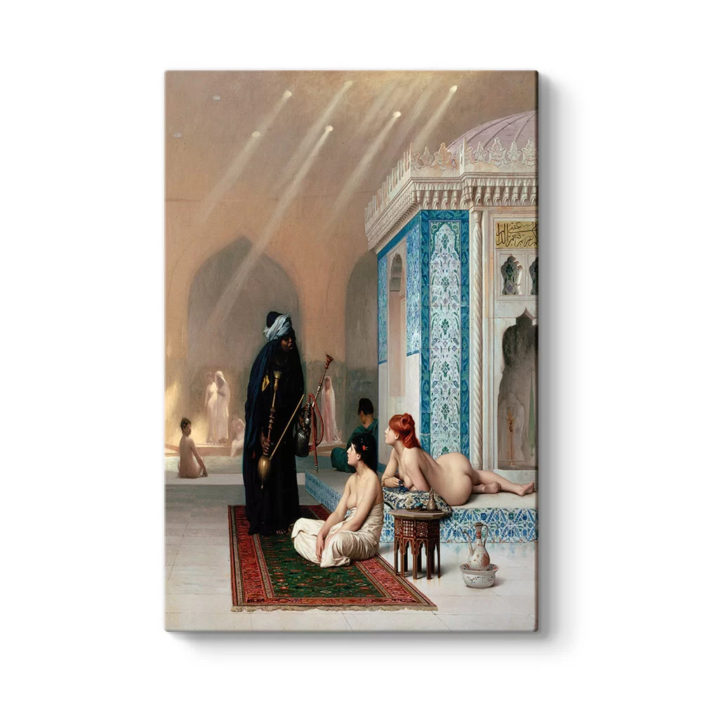 Jean Leon Gerome - Harem Pool Tablosu - Model 2